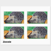 Sticker Rectangulaire Hedgehog (Feuille)