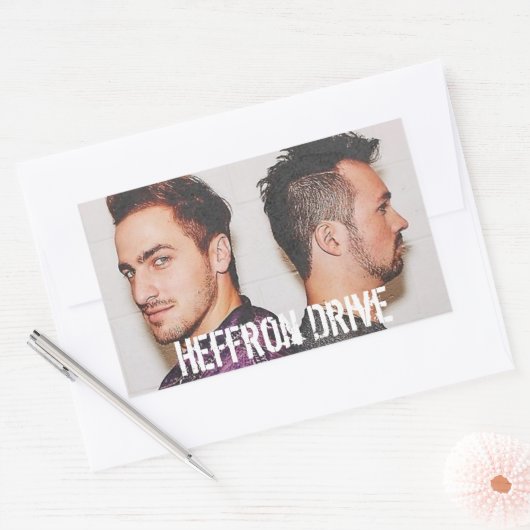 Sticker Rectangulaire Heffron Drive (Enveloppe)
