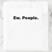 Sticker Rectangulaire Hein. Les gens. (Sac)