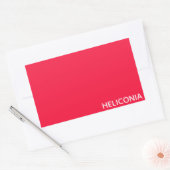Sticker Rectangulaire Heliconia red color (Enveloppe)