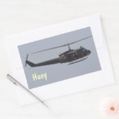 Sticker Rectangulaire Hélicoptère Huey (Enveloppe)