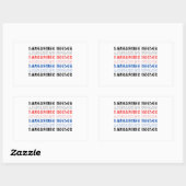 Sticker Rectangulaire hélier lancashire (Feuille)