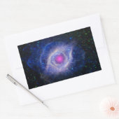 Sticker Rectangulaire Helix Nebula NASA Purple (Enveloppe)