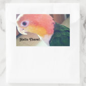 Sticker Rectangulaire Hello There Bird (Sac)