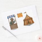 Sticker Rectangulaire Henry hyène camelot (Enveloppe)