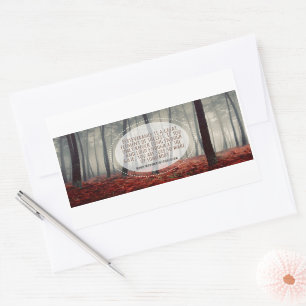 Sticker Rectangulaire Henry Longfellow Citation Inspirationnelle Persévé