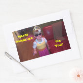 Sticker Rectangulaire Henry Sparkles (Enveloppe)