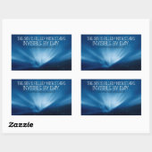 Sticker Rectangulaire Henry Wadsworth Longfellow Citation Inspiration Sk (Feuille)