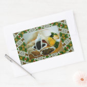 Sticker Rectangulaire HERBAL TEATIME # 2 ~ Scelleur d'enveloppe rectangl (Enveloppe)