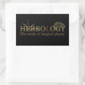 Sticker Rectangulaire herbologie (Sac)