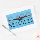Sticker Rectangulaire Hercules C-130 (Enveloppe)