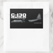 Sticker Rectangulaire Hercules C-130 (Sac)