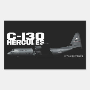 Sticker Rectangulaire Hercules C-130