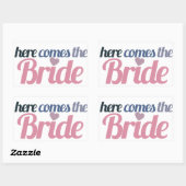 Sticker Rectangulaire Here comes (Feuille)