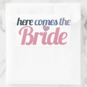 Sticker Rectangulaire Here comes (Sac)