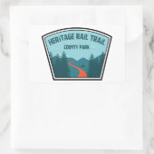 Sticker Rectangulaire Heritage Rail Trail County Park (Sac)