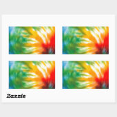 Sticker Rectangulaire Heure de fermeture de cravate (Feuille)