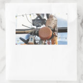 Sticker Rectangulaire Heure d'hiver (Sac)