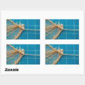 Sticker Rectangulaire Heures de la piscine (Feuille)