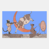 Sticker Rectangulaire Hey Diddle Diddle (Devant)