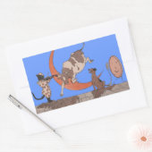 Sticker Rectangulaire Hey Diddle Diddle (Enveloppe)