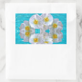 Sticker Rectangulaire Hibiscus (Sac)