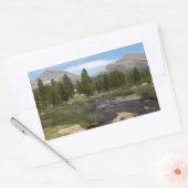 Sticker Rectangulaire High Country Mountain Stream III à Yosemite (Enveloppe)