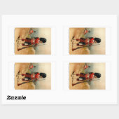 Sticker Rectangulaire Highlanders du Queens Cameroun (Feuille)