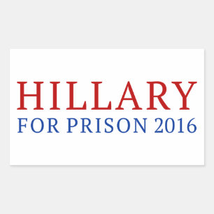 Sticker Rectangulaire Hillary Pour Prison