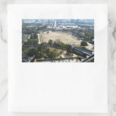 Sticker Rectangulaire Himeji, Japon (Vue du château haut) (Sac)