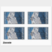Sticker Rectangulaire Hintertux - Hoher Riffler (Feuille)