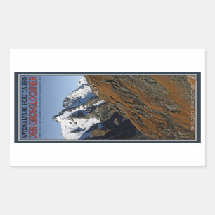 Sticker Rectangulaire Hohe Tauern - Großglockner