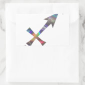 Sticker Rectangulaire hologramme Sagittarius (Sac)