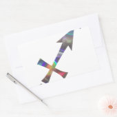 Sticker Rectangulaire hologramme Sagittarius (Enveloppe)
