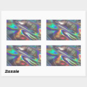 Sticker Rectangulaire holographique (Feuille)