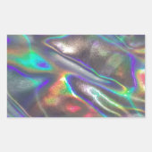 Sticker Rectangulaire holographique (Devant)