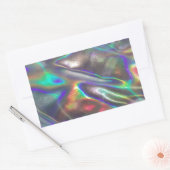 Sticker Rectangulaire holographique (Enveloppe)