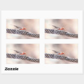 Sticker Rectangulaire Homme Finch (Feuille)