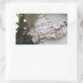 Sticker Rectangulaire Homme vert (Sac)