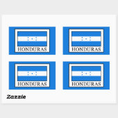 Sticker Rectangulaire Honduras (Feuille)