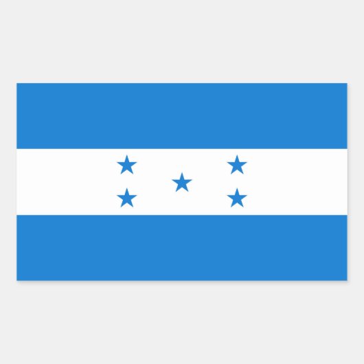 STICKER RECTANGULAIRE HONDURAS (Devant)