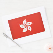Sticker Rectangulaire Hong Kong (Enveloppe)