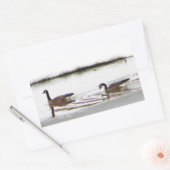 Sticker Rectangulaire Honkers - Oies du Canada (Enveloppe)