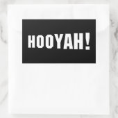STICKER RECTANGULAIRE HOOYAH ! (Sac)