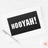 STICKER RECTANGULAIRE HOOYAH ! (Enveloppe)