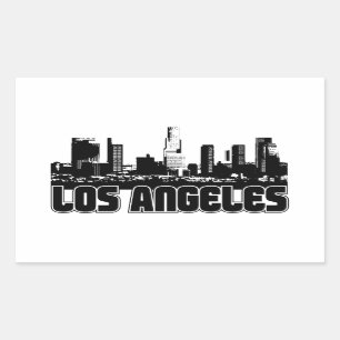 Sticker Rectangulaire Horizon de Los Angeles