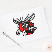Sticker Rectangulaire Hornets (Enveloppe)
