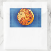 Sticker Rectangulaire horoscope leo (Sac)