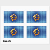 Sticker Rectangulaire horoscope sagittaire (Feuille)