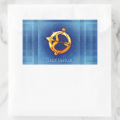 Sticker Rectangulaire horoscope sagittaire (Sac)